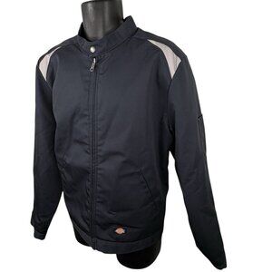 DICKIES Industrial Insulated Color Block Quilted Jacket Navy Men’s M LJ605 NWT